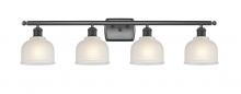 Innovations Lighting 516-4W-BK-G411 - Dayton - 4 Light - 36 inch - Matte Black - Bath Vanity Light