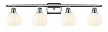 Innovations Lighting 516-4W-PC-G1217-6WV - White Venetian - 4 Light - 36 inch - Polished Chrome - Bath Vanity Light