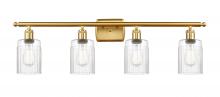 Innovations Lighting 516-4W-SG-G342 - Hadley - 4 Light - 35 inch - Satin Gold - Bath Vanity Light