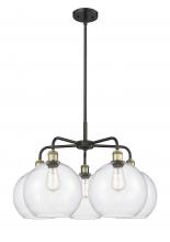 Innovations Lighting 516-5CR-BAB-G124-10 - Athens - 5 Light - 28 inch - Black Antique Brass - Chandelier