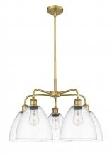 Innovations Lighting 516-5CR-BB-GBD-92 - Bristol - 5 Light - 27 inch - Brushed Brass - Chandelier