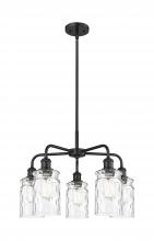 Innovations Lighting 516-5CR-BK-G352 - Candor - 5 Light - 23 inch - Matte Black - Chandelier