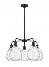 Innovations Lighting 516-5CR-BK-G372 - Waverly - 5 Light - 26 inch - Matte Black - Chandelier