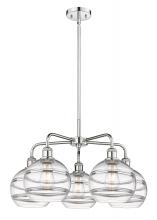 Innovations Lighting 516-5CR-PC-G556-8CL - Rochester - 5 Light - 26 inch - Polished Chrome - Chandelier