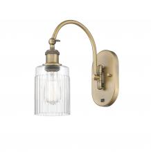 Innovations Lighting 518-1W-BB-G342 - Hadley - 1 Light - 5 inch - Brushed Brass - Adjustable Swing Arm