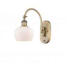 Innovations Lighting 518-1W-BB-G91 - Fenton - 1 Light - 7 inch - Brushed Brass - Sconce