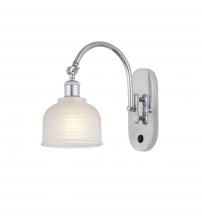 Innovations Lighting 518-1W-PC-G411 - Dayton - 1 Light - 6 inch - Polished Chrome - Sconce