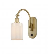 Innovations Lighting 518-1W-SG-G341 - Hadley - 1 Light - 5 inch - Satin Gold - Adjustable Swing Arm