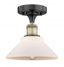 Innovations Lighting 616-1F-BAB-G131 - Orwell - 1 Light - 8 inch - Black Antique Brass - Flush Mount