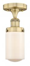 Innovations Lighting 616-1F-BB-G311 - Dover - 1 Light - 5 inch - Brushed Brass - Semi-Flush Mount