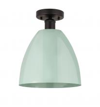 Innovations Lighting 616-1F-OB-MBD-9-SF - Plymouth - 1 Light - 9 inch - Oil Rubbed Bronze - Semi-Flush Mount