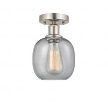 Innovations Lighting 616-1F-SN-G104 - Belfast - 1 Light - 6 inch - Brushed Satin Nickel - Flush Mount