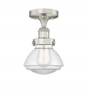 Innovations Lighting 616-1F-SN-G322 - Olean - 1 Light - 7 inch - Brushed Satin Nickel - Semi-Flush Mount