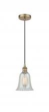 Innovations Lighting 616-1P-AB-G2811-LED - Hanover - 1 Light - 6 inch - Antique Brass - Cord hung - Mini Pendant