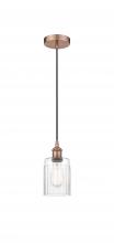 Innovations Lighting 616-1P-AC-G342 - Hadley - 1 Light - 5 inch - Antique Copper - Cord hung - Mini Pendant