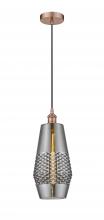 Innovations Lighting 616-1P-AC-G683-7 - Windham - 1 Light - 7 inch - Antique Copper - Cord hung - Mini Pendant