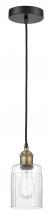 Innovations Lighting 616-1P-BAB-G342 - Hadley - 1 Light - 5 inch - Black Antique Brass - Cord hung - Mini Pendant