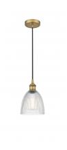 Innovations Lighting 616-1P-BB-G382 - Castile - 1 Light - 6 inch - Brushed Brass - Cord hung - Mini Pendant