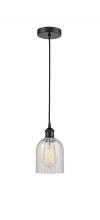 Innovations Lighting 616-1P-BK-G2511 - Caledonia - 1 Light - 5 inch - Matte Black - Cord hung - Mini Pendant