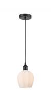 Innovations Lighting 616-1P-BK-G461-6 - Norfolk - 1 Light - 6 inch - Matte Black - Cord hung - Mini Pendant