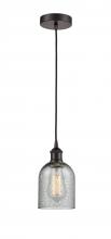 Innovations Lighting 616-1P-OB-G257 - Caledonia - 1 Light - 5 inch - Oil Rubbed Bronze - Cord hung - Mini Pendant