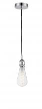 Innovations Lighting 616-1P-PC-BB95LED - Edison - 1 Light - 4 inch - Polished Chrome - Cord hung - Mini Pendant