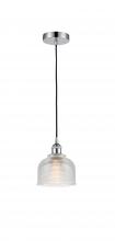 Innovations Lighting 616-1P-PC-G412 - Dayton - 1 Light - 6 inch - Polished Chrome - Cord hung - Mini Pendant