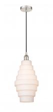 Innovations Lighting 616-1P-PN-G671-8 - Cascade - 1 Light - 8 inch - Polished Nickel - Cord hung - Mini Pendant