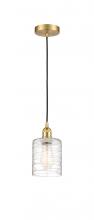 Innovations Lighting 616-1P-SG-G1113 - Cobbleskill - 1 Light - 5 inch - Satin Gold - Cord hung - Mini Pendant