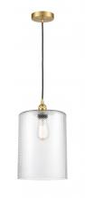 Innovations Lighting 616-1P-SG-G112-L - Cobbleskill - 1 Light - 9 inch - Satin Gold - Cord hung - Mini Pendant