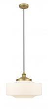 Innovations Lighting 616-1PH-BB-G691-16 - Bridgeton - 1 Light - 16 inch - Brushed Brass - Mini Pendant
