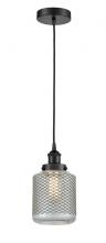 Innovations Lighting 616-1PH-BK-G262 - Stanton - 1 Light - 6 inch - Matte Black - Cord hung - Mini Pendant