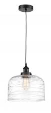 Innovations Lighting 616-1PH-BK-G713-L - Bell - 1 Light - 12 inch - Matte Black - Cord hung - Mini Pendant