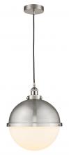 Innovations Lighting 616-1PH-SN-HFS-121-SN - Hampden - 1 Light - 13 inch - Brushed Satin Nickel - Cord hung - Pendant