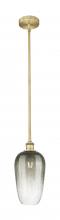 Innovations Lighting 616-1S-BB-G484-7SL - Brookhaven Flute - 1 Light - 7 inch - Brushed Brass - Stem hung - Mini Pendant