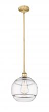 Innovations Lighting 616-1S-BB-G556-12CL - Rochester - 1 Light - 12 inch - Brushed Brass - Cord hung - Mini Pendant