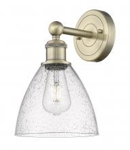 Innovations Lighting 616-1W-AB-GBD-754 - Bristol - 1 Light - 8 inch - Antique Brass - Sconce