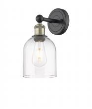 Innovations Lighting 616-1W-BAB-G558-6CL - Bella - 1 Light - 6 inch - Black Antique Brass - Sconce