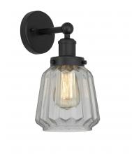 Innovations Lighting 616-1W-BK-G142 - Chatham - 1 Light - 7 inch - Matte Black - Sconce