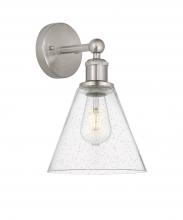 Innovations Lighting 616-1W-SN-GBC-84 - Berkshire - 1 Light - 8 inch - Satin Nickel - Sconce