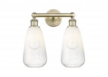 Innovations Lighting 616-2W-AB-G480-6OP - Brookhaven Almond - 2 Light - 15 inch - Antique Brass - Bath Vanity Light