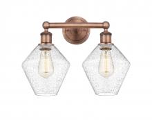 Innovations Lighting 616-2W-AC-G654-8 - Cindyrella - 2 Light - 17 inch - Antique Copper - Bath Vanity Light