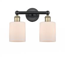 Innovations Lighting 616-2W-BAB-G111 - Cobbleskill - 2 Light - 14 inch - Black Antique Brass - Bath Vanity Light