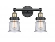 Innovations Lighting 616-2W-BAB-G184S - Canton - 2 Light - 14 inch - Black Antique Brass - Bath Vanity Light