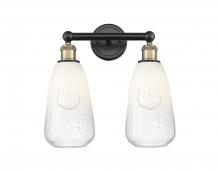Innovations Lighting 616-2W-BAB-G480-6OP - Brookhaven Almond - 2 Light - 15 inch - Black Antique Brass - Bath Vanity Light