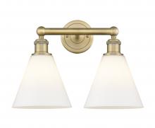 Innovations Lighting 616-2W-BB-GBC-81 - Berkshire - 2 Light - 17 inch - Brushed Brass - Bath Vanity Light