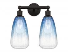 Innovations Lighting 616-2W-OB-G480-6SB - Brookhaven Almond - 2 Light - 15 inch - Oil Rubbed Bronze - Bath Vanity Light