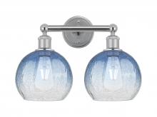 Innovations Lighting 616-2W-PC-G483-8SB - Brookhaven Globe - 2 Light - 17 inch - Polished Chrome - Bath Vanity Light