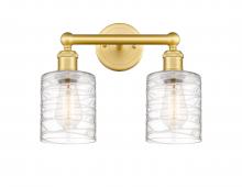 Innovations Lighting 616-2W-SG-G1113 - Cobbleskill - 2 Light - 14 inch - Satin Gold - Bath Vanity Light