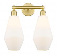 Innovations Lighting 616-2W-SG-G651-7 - Cindyrella - 2 Light - 16 inch - Satin Gold - Bath Vanity Light